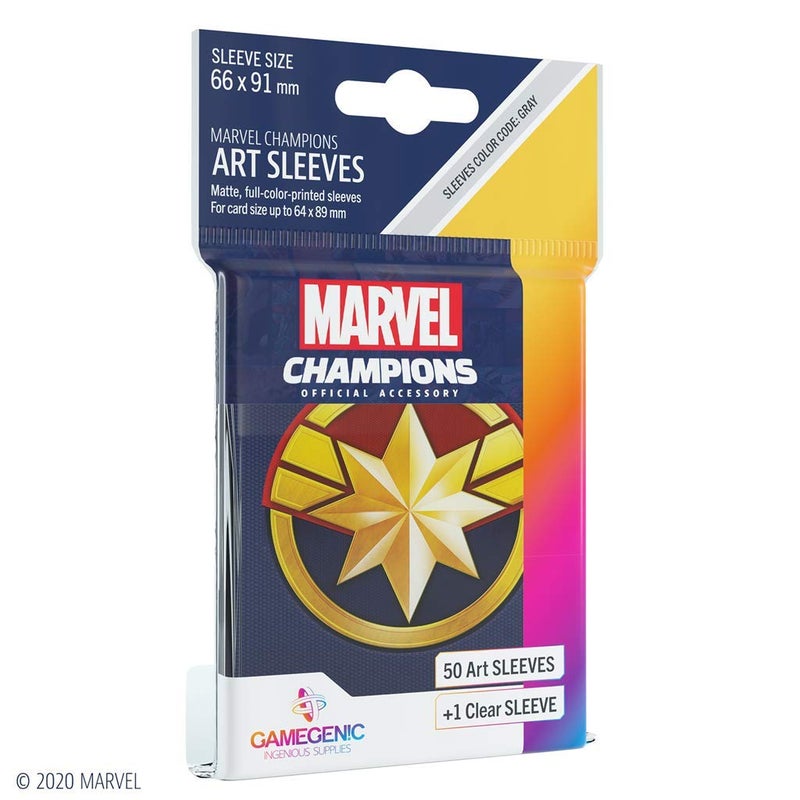 جم جينيك أكمام فنية من Gamegenic Marvel - كابتن أمريكا (G10096) - Image 1